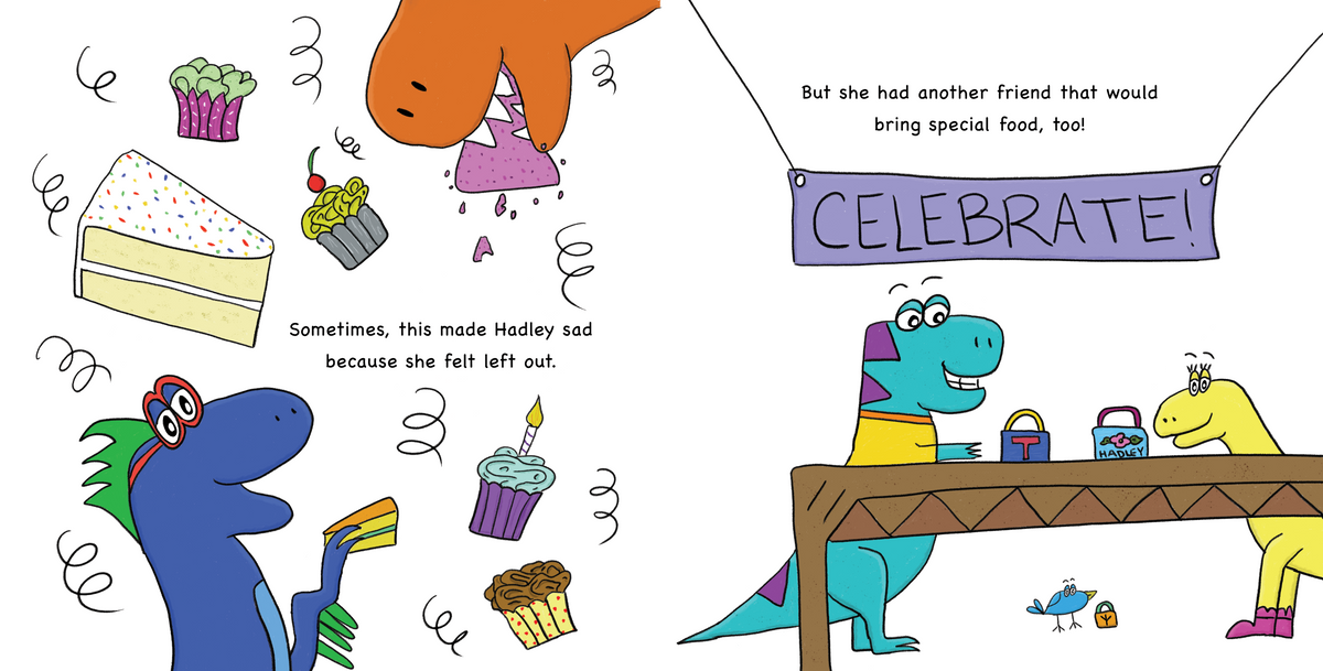 Hadley, the Happy and Helpful Hadrosaurus (autographed)