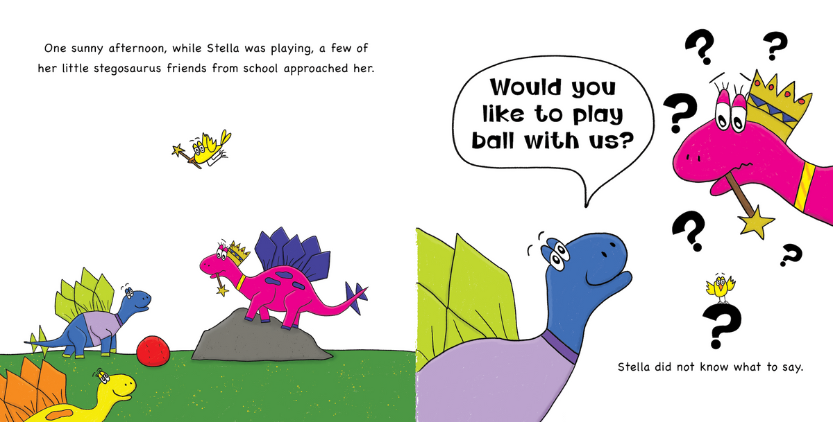 Stella, the Sweet and Spunky Stegosaurus (autographed)