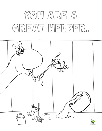 Stomp and Scribble: A "You Can Roar" Coloring Book